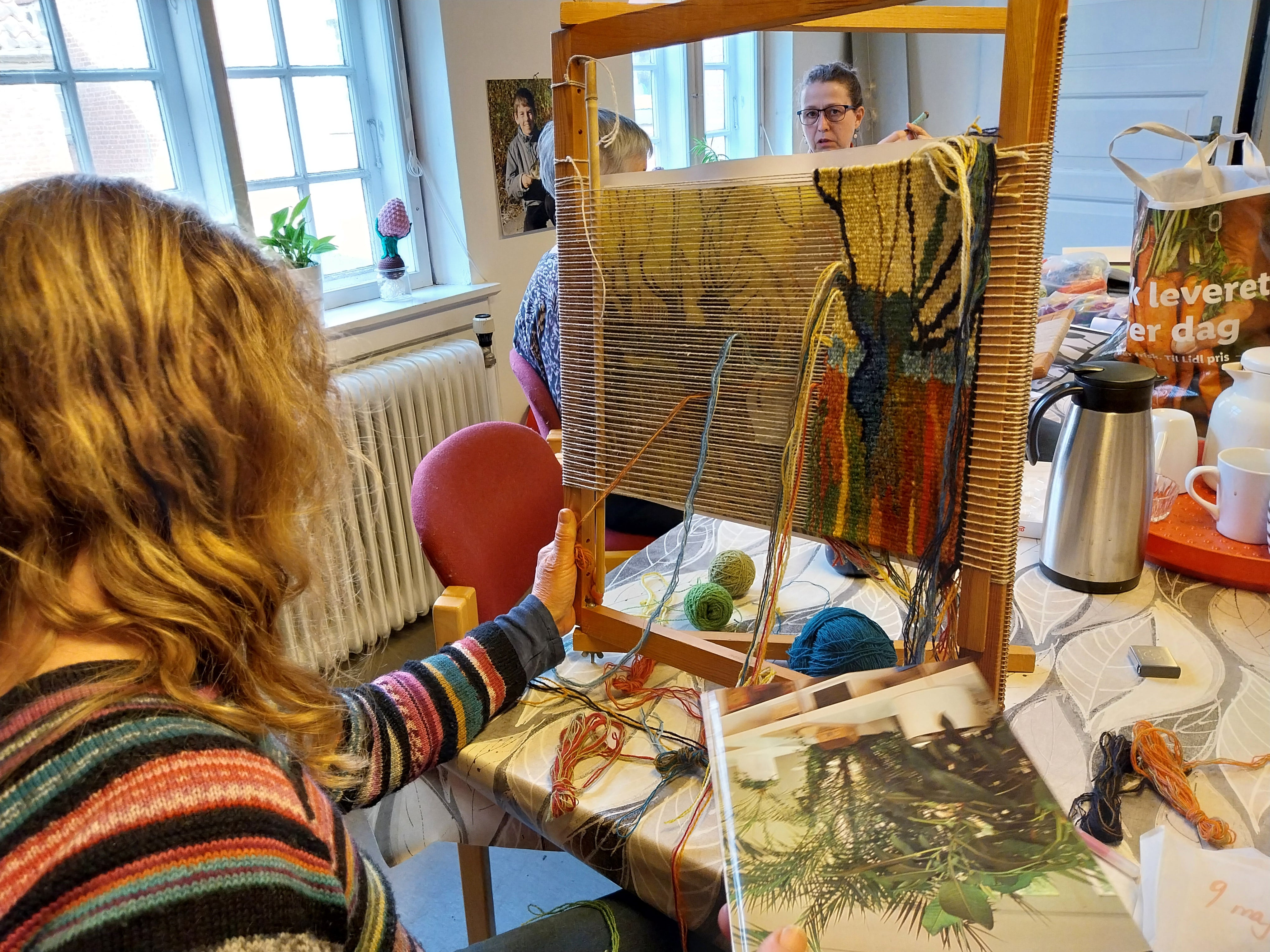 Lone væver et van Gogh billede. 
